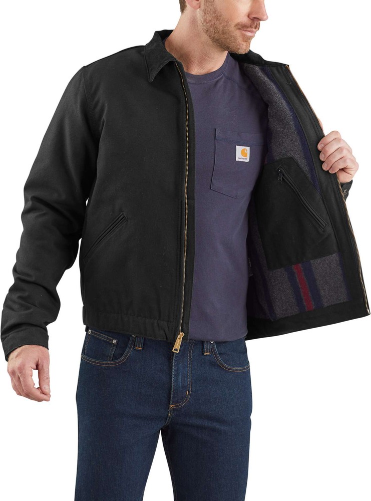 CarharttHerrenJackeDuckDetroitJacketBlack