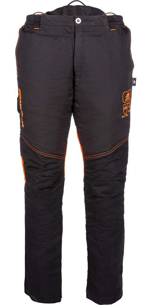 SIPBundhoseSchnittschutzhoseMitEntlftungKlasse3TypA1RX3AnthrazitgrauSchwarz-S