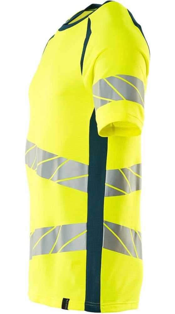 MascotT-ShirtAccelerateSafe19082-771Hi-visGelbDunkelpetroleum-XXL