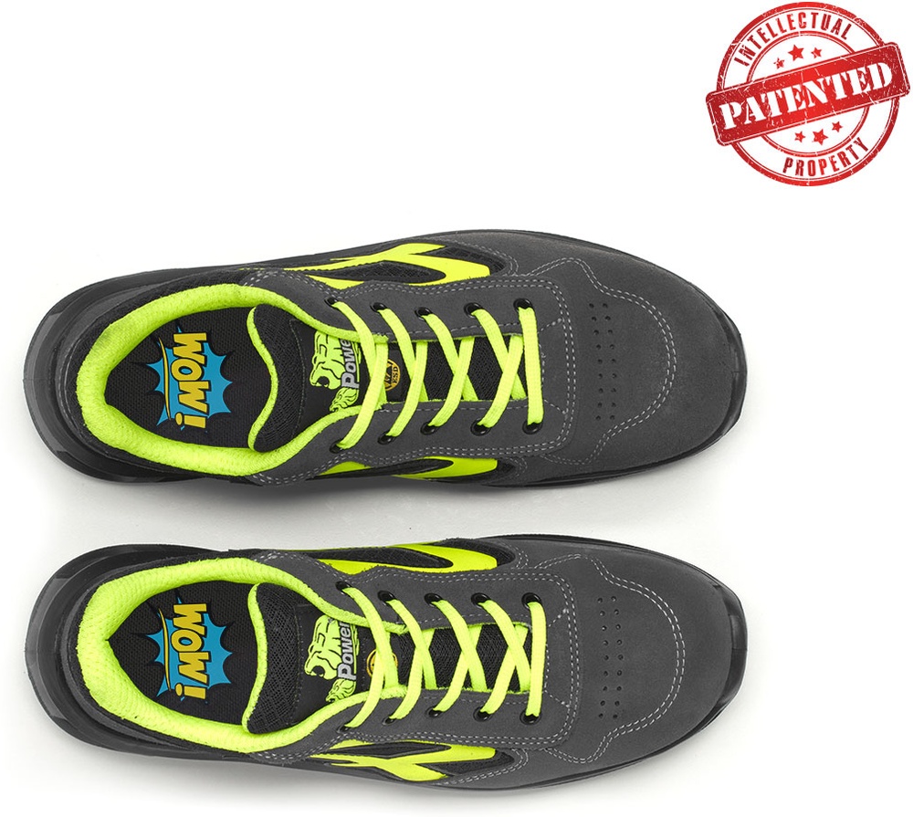 U-PowerSicherheitsschuheHalbschuheYellowEsdS1PSrcRL20386Grau-35