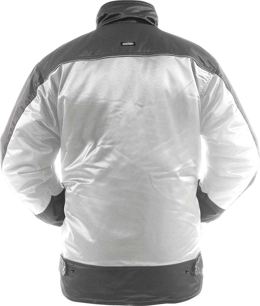 DassyZweifarbigeBeaverWinterjackeTignesPESCO17WeiZementgrau