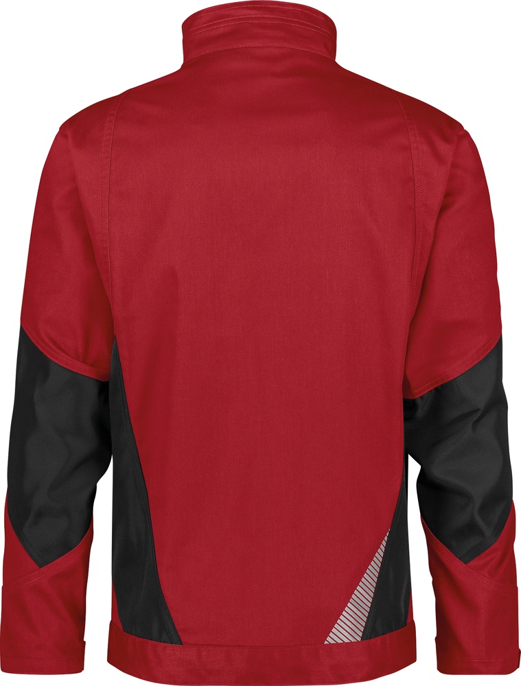 DassyArbeitsjackeAtomNextRotSchwarz-XS