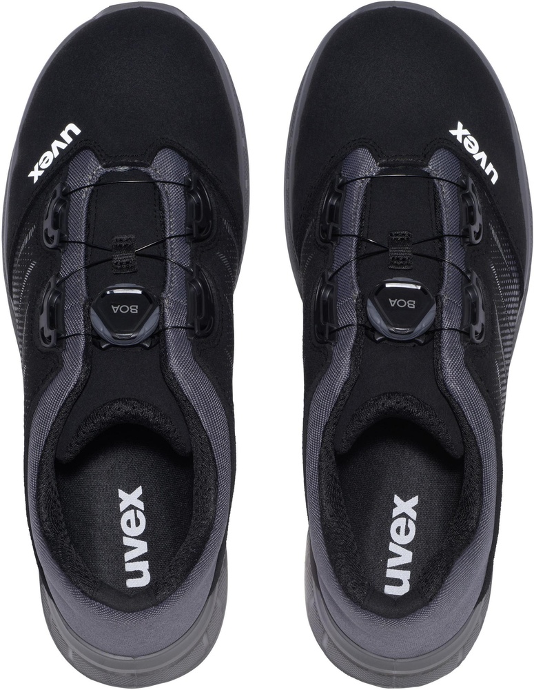 UvexSicherheits-Halbschuhe2TrendS3SRS3BOAFitSystem69481SchwarzGrau-35Weite10