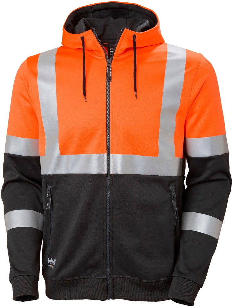 HellyHansenAddvisZipHoodieCl1OrangeEbony-XS HellyHansenAddvisZipHoodieCl1OrangeEbony-XS