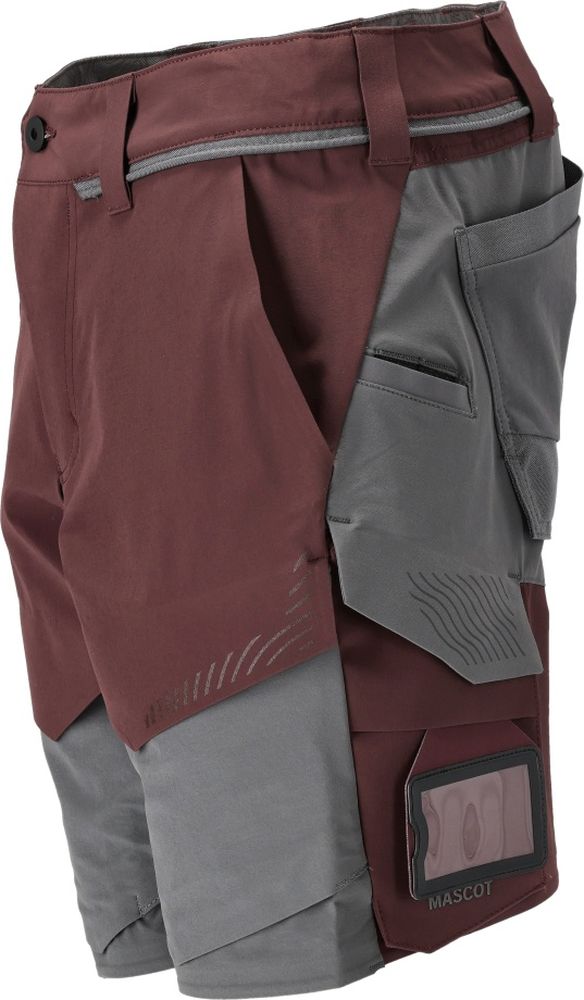 MascotShortsCustomized22149-605BordeauxAnthrazitgrau-C4424
