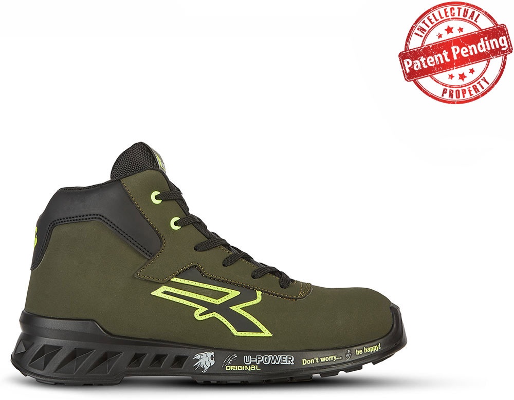 U-PowerSicherheitsschuheHochschuheTylerEsdS3CiSrcRV10304Schwarz-35