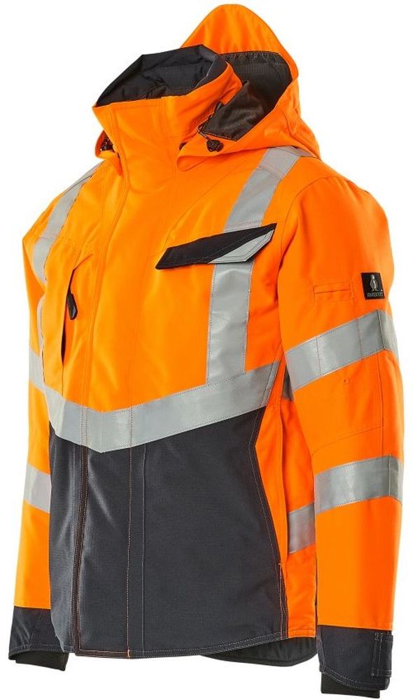 MascotWinterjackeHastingsSafeSupreme15535-231Hi-visOrangeSchwarzblau-XXL