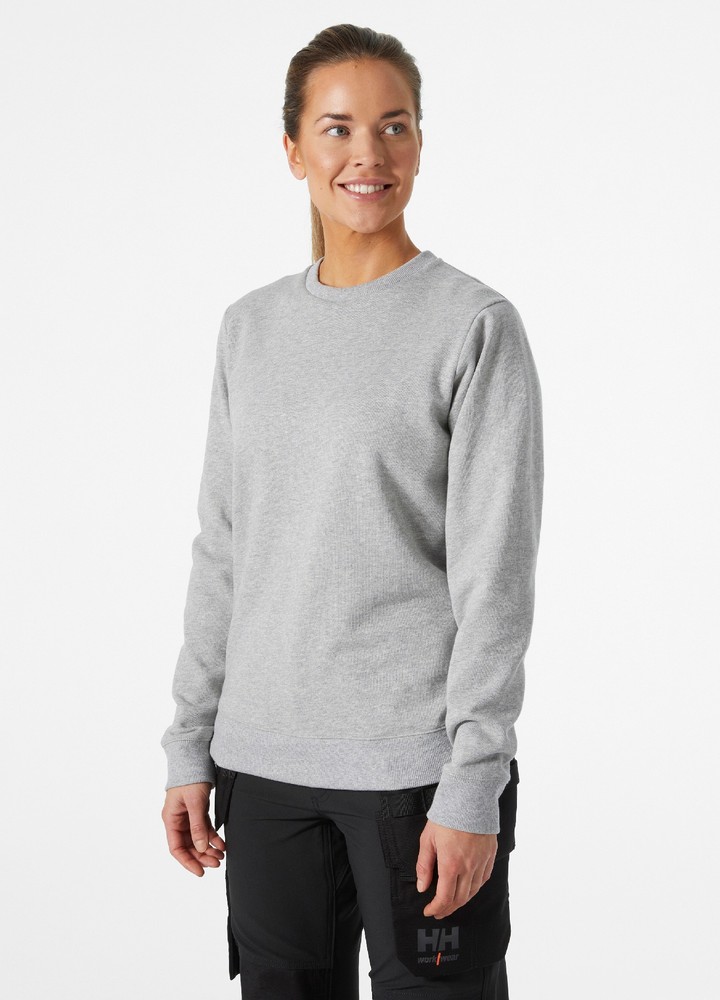 HellyHansenDamenClassicSweatshirtMidGrey-XS