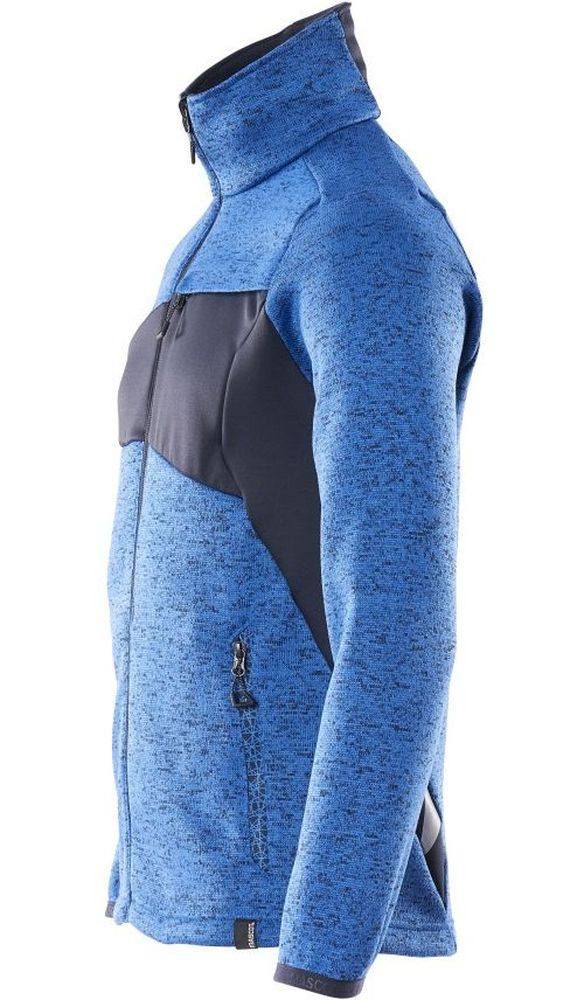 MascotStrickpullovermitReiverschlussAccelerate18105-951AzurblauSchwarzblau-XXL