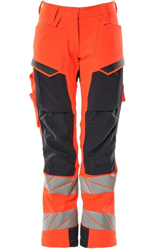 MascotDamenHosemitKnietaschenAccelerateSafe19078-511Hi-visRotSchwarzblau-C3476