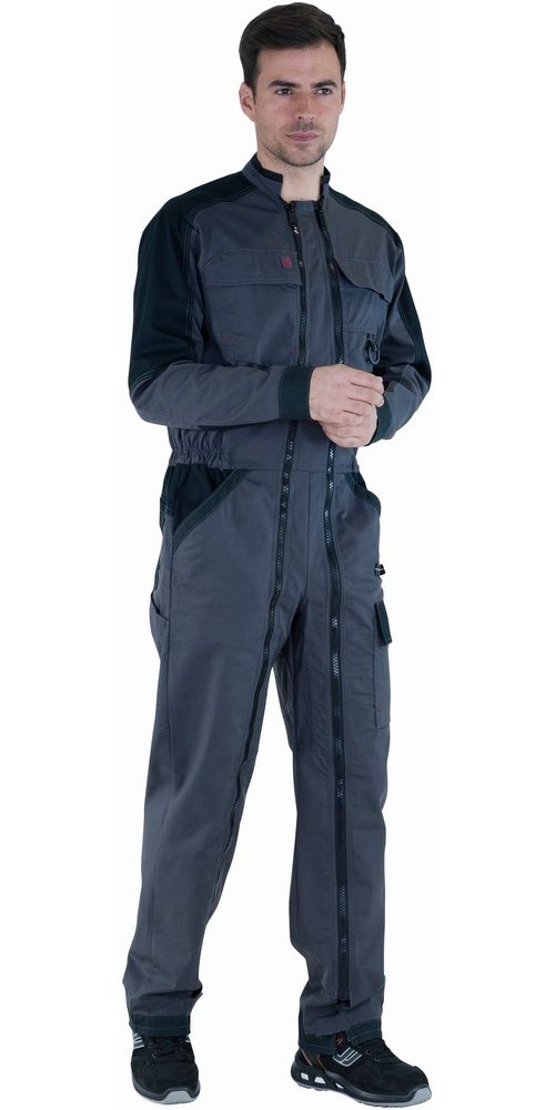 LafontOverallDoppelterReissverschlussWire5ATGUPCharcoalBlack-XS