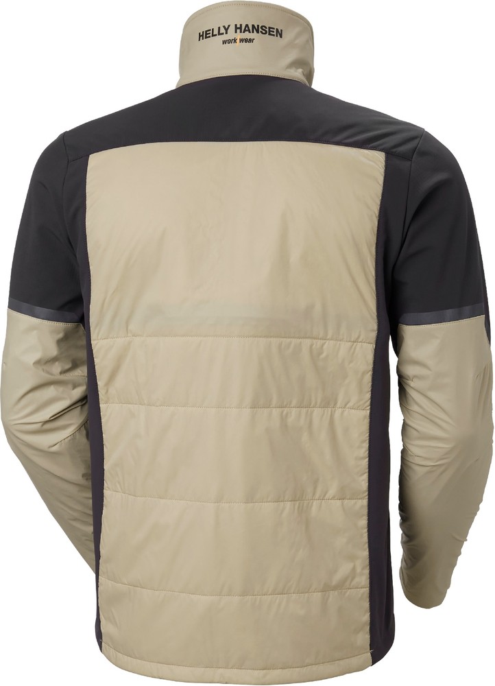 HellyHansenArbeitsjackeKensingtonInsulatedJacketSandEbony-XS