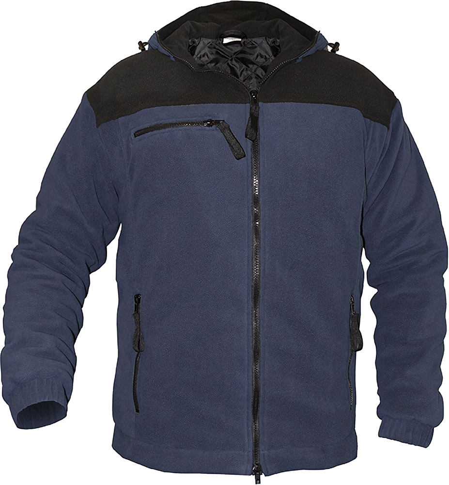 BasicLineGeftterteFleecejackeMoscouDunkelblauSchwarz-S