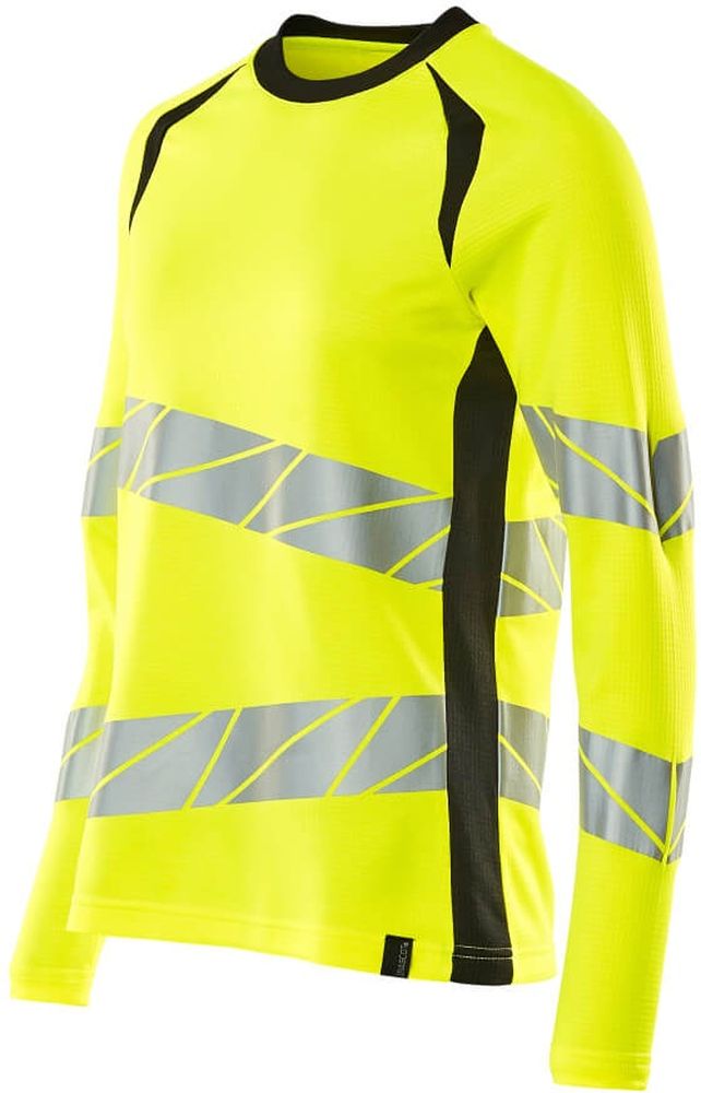 MascotDamenT-ShirtLangarmAccelerateSafe19091-771Hi-visGelbSchwarz-XXL