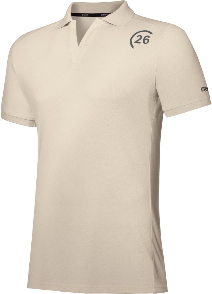 UvexPoloshirtKollektion2670109WeiBeige-S