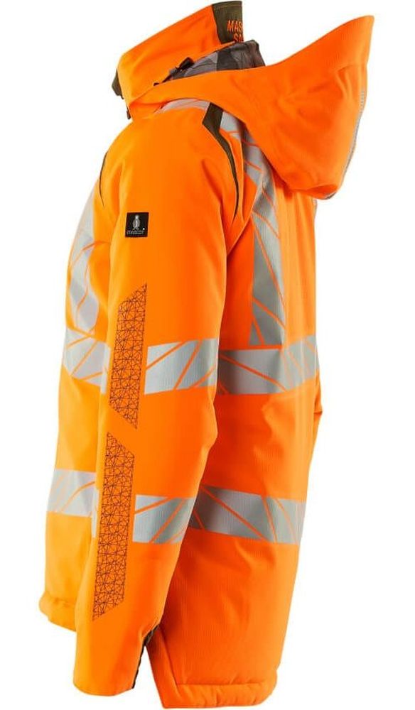 MascotDamenWinterjackeAccelerateSafe19045-449Hi-visOrangeMoosgrn-XXL