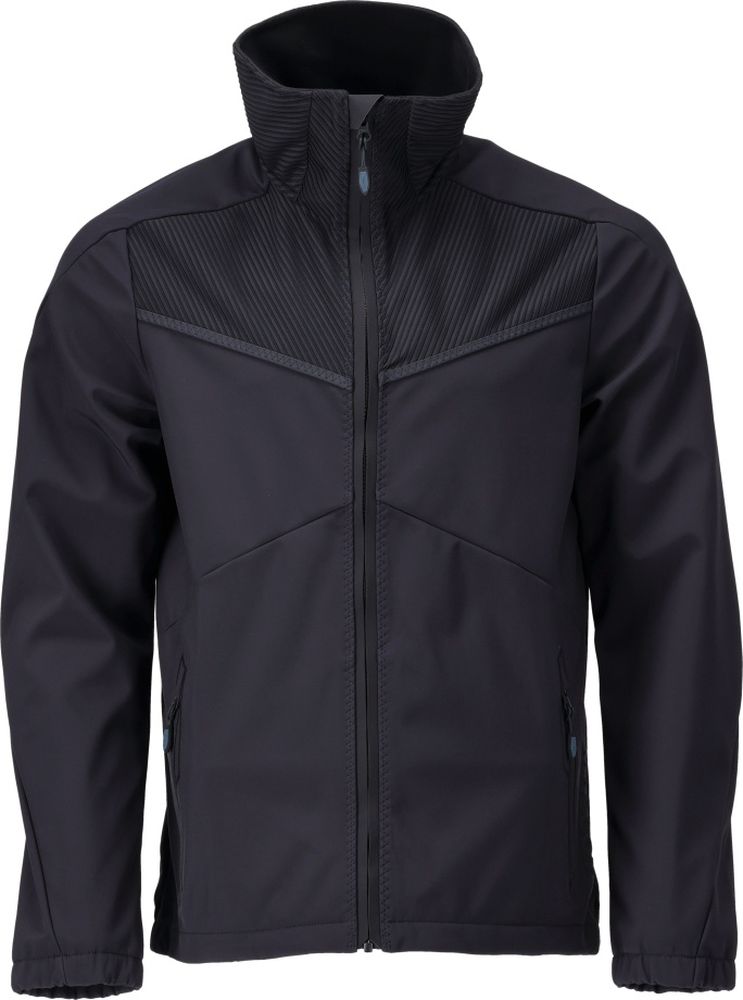 MascotSoftshellJackeCustomized22302-649Schwarzblau-XXL
