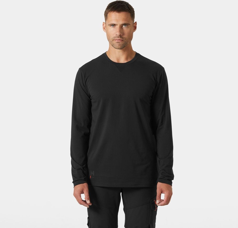 HellyHansenLongsleevesEvoLongsleeve79242BlackWhite-XS