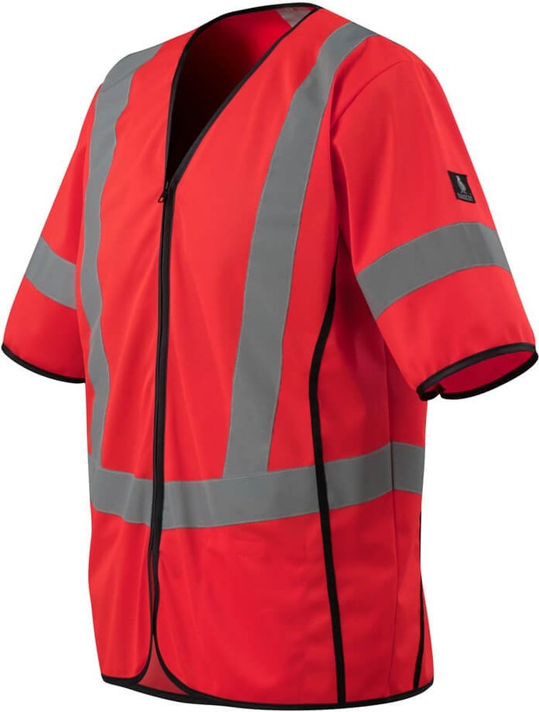 MascotWarnwestePackwoodSafeSupreme50216-310Hi-visRot-XXL