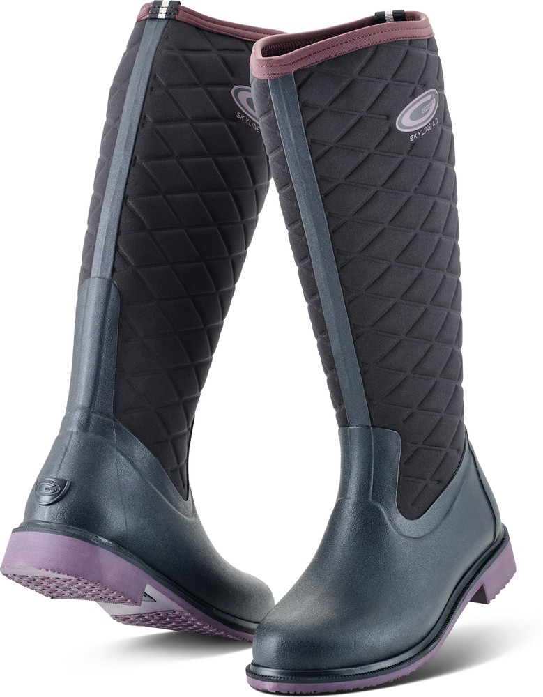 GrubsDamenGummistiefelSkylineWelliesBlack