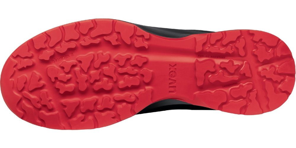 UvexSicherheits-Halbschuhe1X-CraftS1PlSR68021SchwarzRot-35Weite10