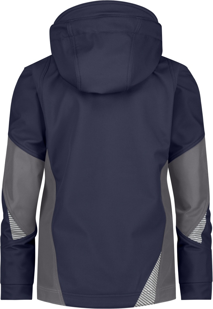 DassyDamenSoftshell-JackeGravityNextWomenNachtblauAnthrazitgrau-XS
