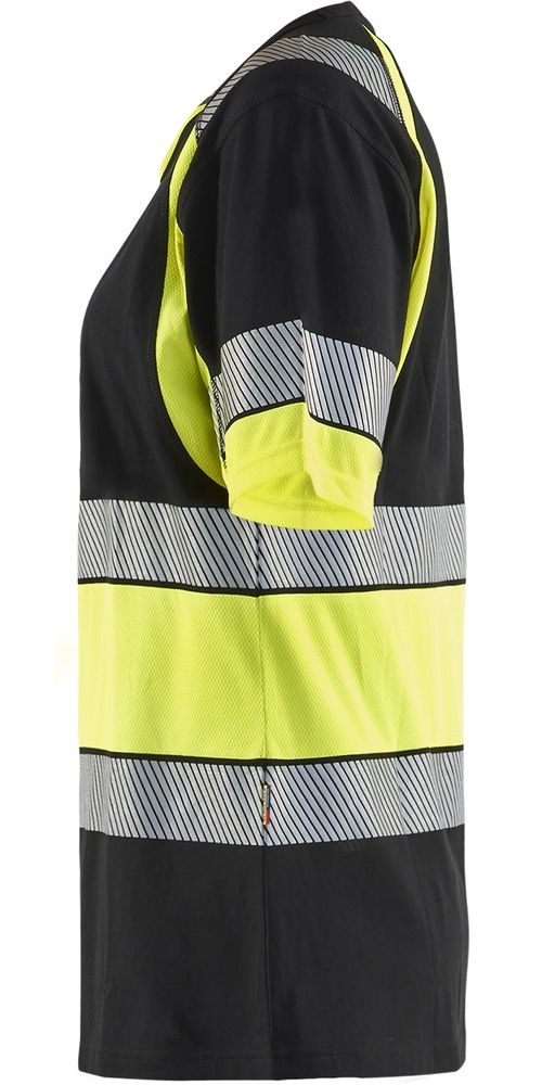 BlklderDamenHighVisT-Shirt34101030SchwarzHighGelb-L