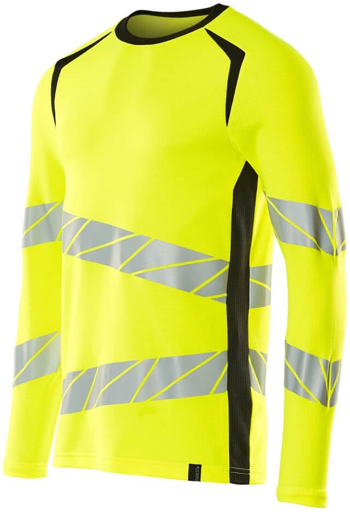 MascotT-ShirtLangarmAccelerateSafe19081-771Hi-visGelbSchwarz-XXL