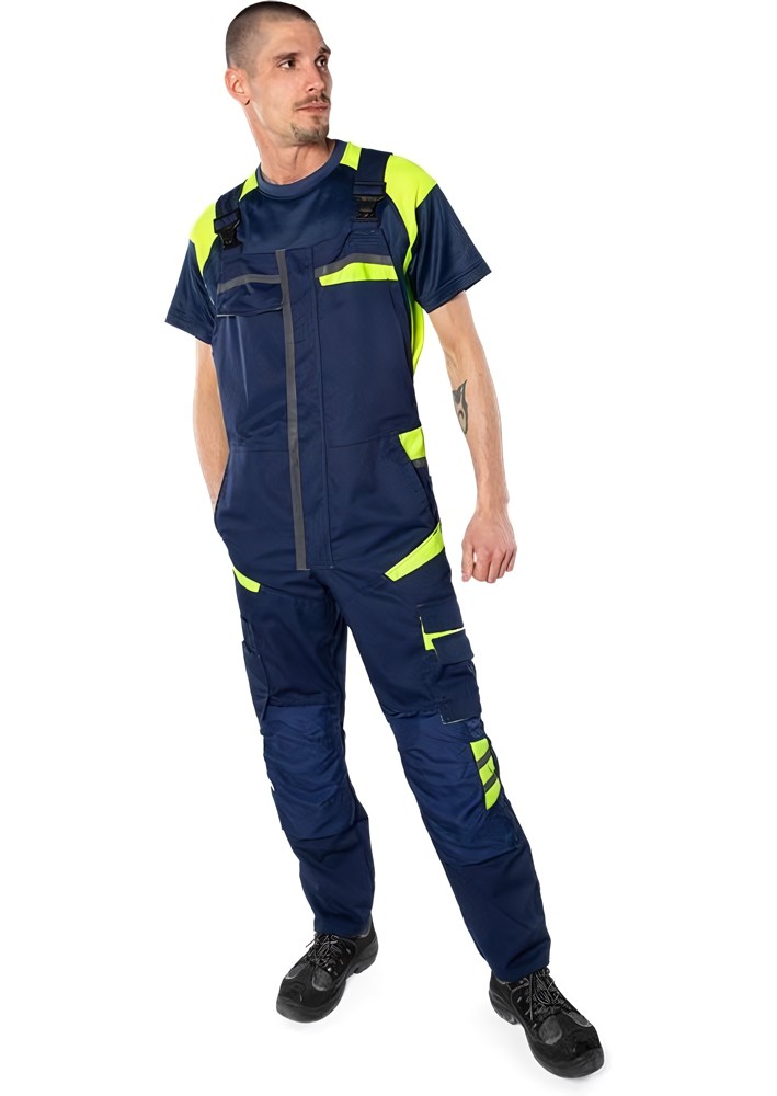 FristadsLatzhose1555STFPMarineWarnschutz-Gelb-C54