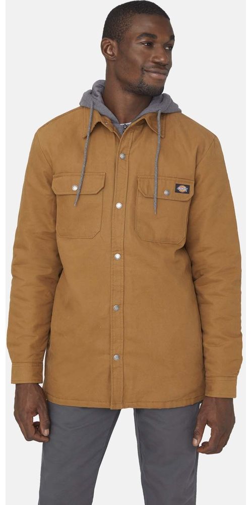 DickiesJackeFleeceHoodedDuckShirtJackRelaxedDK0A4XTI
