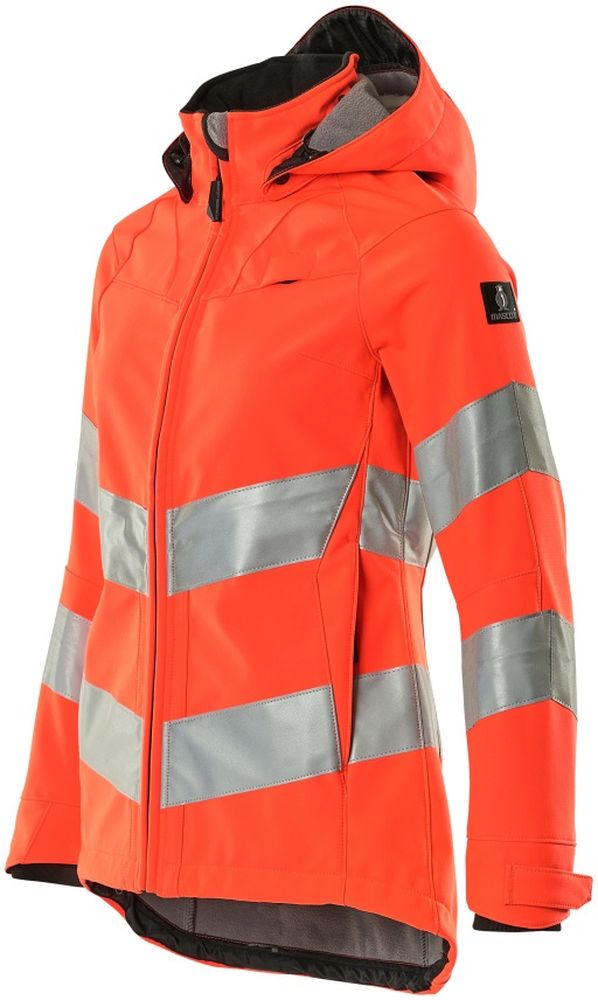 MascotDamenSoftshellJackeSafeSupreme18512-246Hi-visRot-XXL