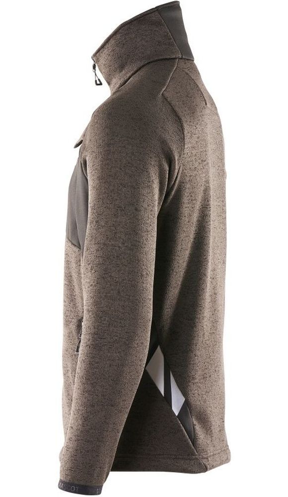 MascotStrickpullovermitReiverschlussAccelerate18105-951DunkelanthrazitSchwarz-XXL