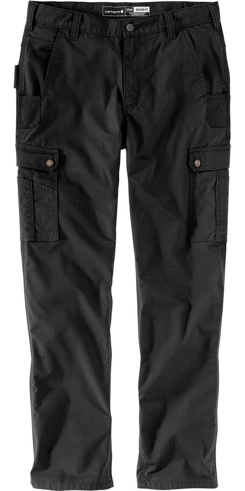 CarharttHoseRelaxedRipstopCargoWorkPantBlack