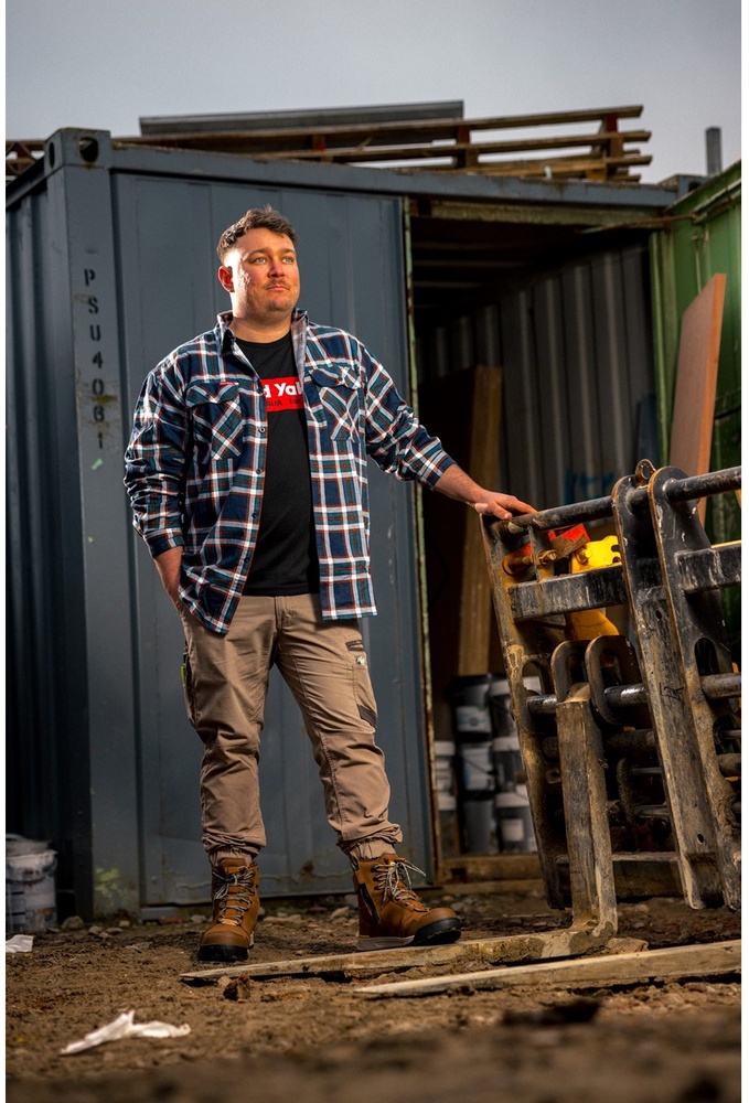 HardYakkaT-ShirtCoreFlannelShirtG07752Navy-S