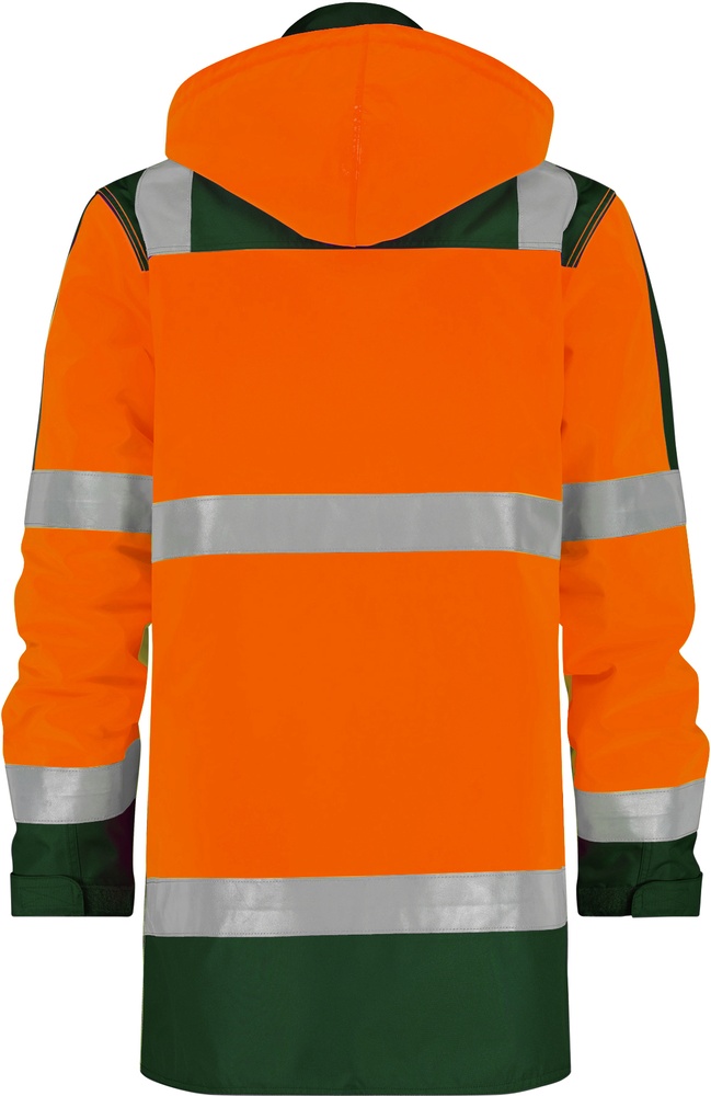 DassyWesteWarnschutzParkaLimasolPES70NeonorangeFlaschengrn-3XL