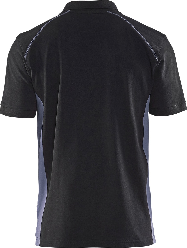 BlklderPoloshirt33241050SchwarzGrau-4XL