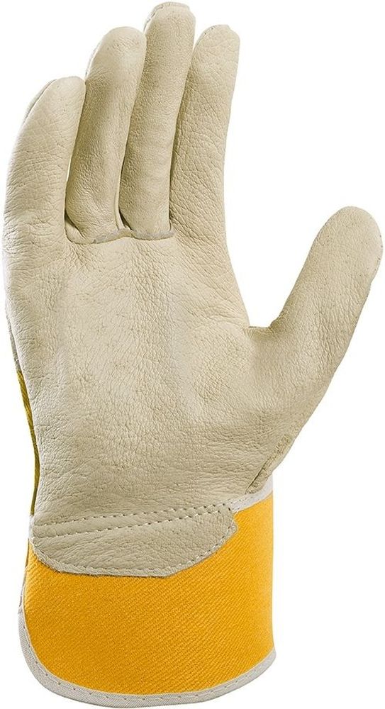 teXXorSchweinsvollleder-HandschuheNashorn12Stck1140LederNaturDrellGelb-10