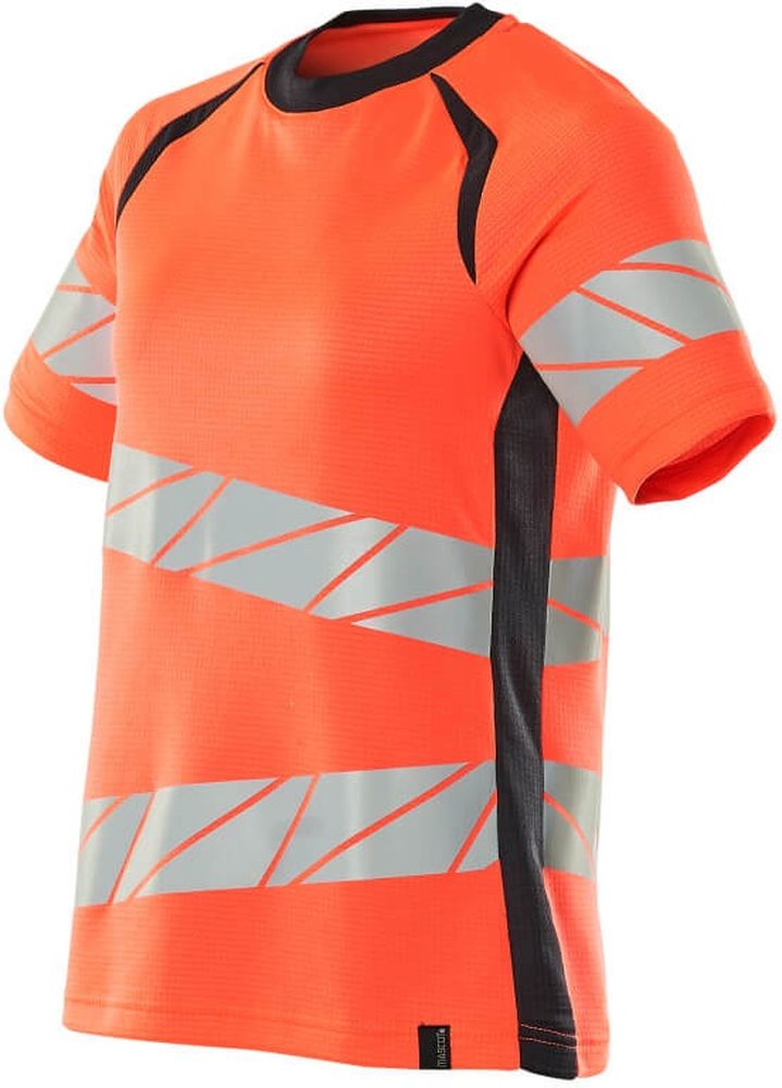 MascotDamenT-ShirtAccelerateSafe19092-771Hi-visRotSchwarzblau-XXL
