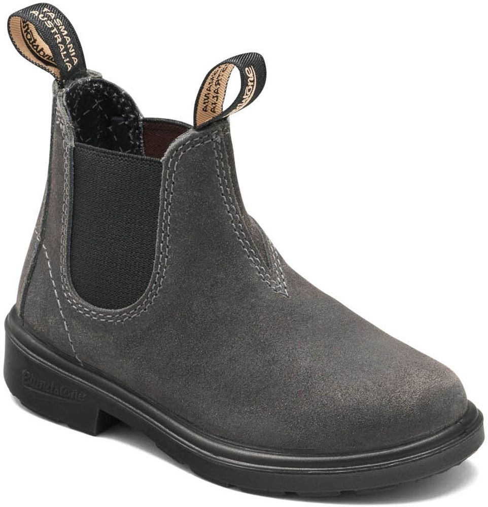 BlundstoneKinderStiefel2594SteelGreyWaxedSuedeKids