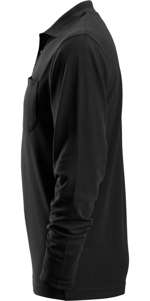 SnickersWorkwearLangarm-PoloshirtSchwarz