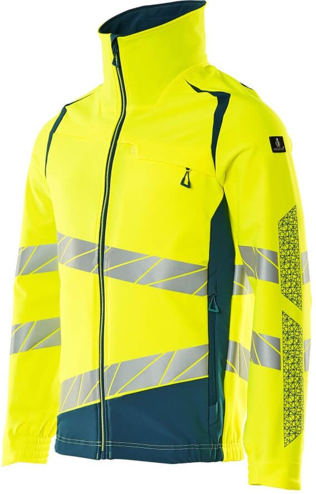 MascotJackeAccelerateSafe19009-511Hi-visGelbDunkelpetroleum-XXL