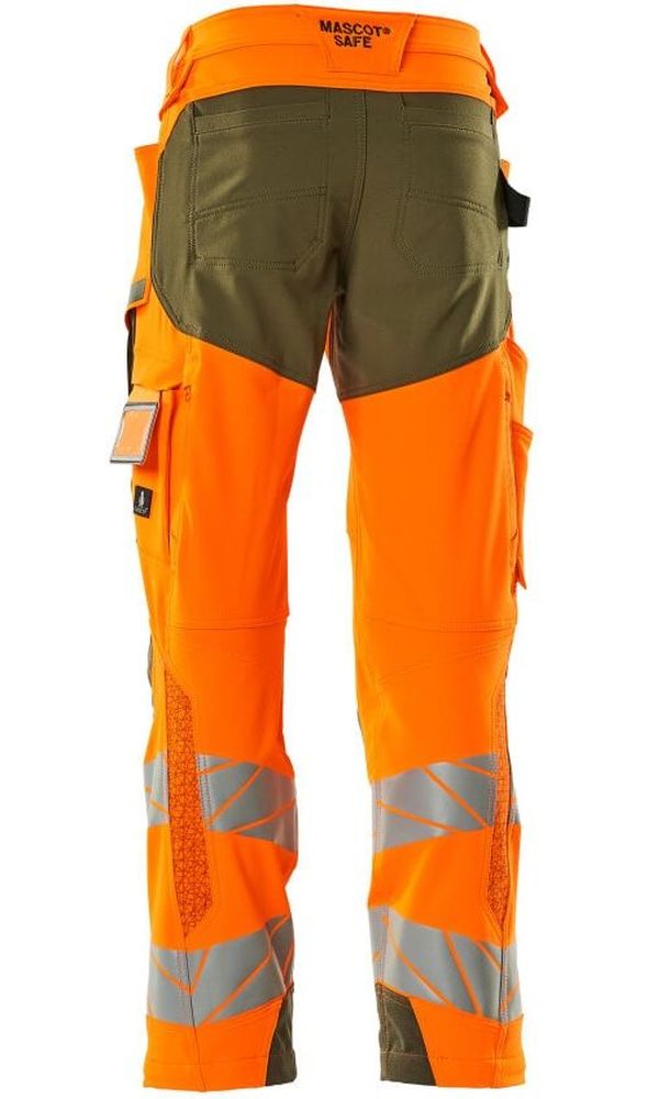 MascotHosemitKnietaschenAccelerateSafe19079-511Hi-visOrangeMoosgrn-C4676