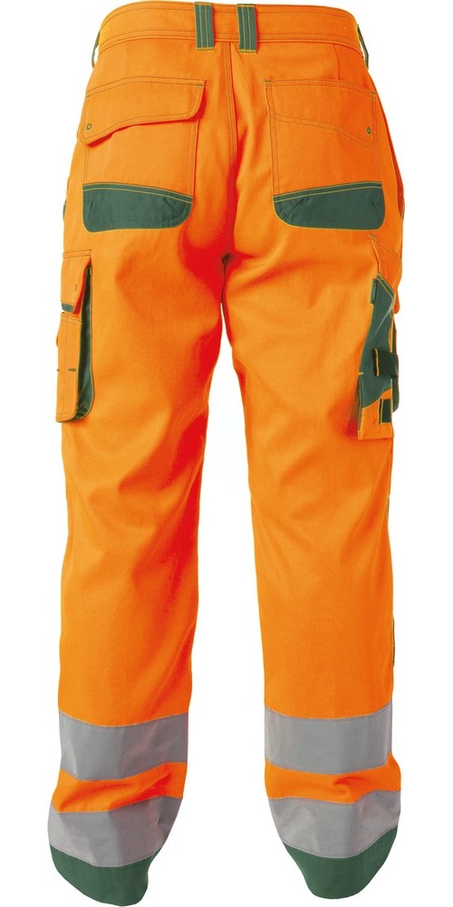 DassyWarnschutzhosemitKniepolstertaschenChicagoPESCO74NeonorangeFlaschengrn