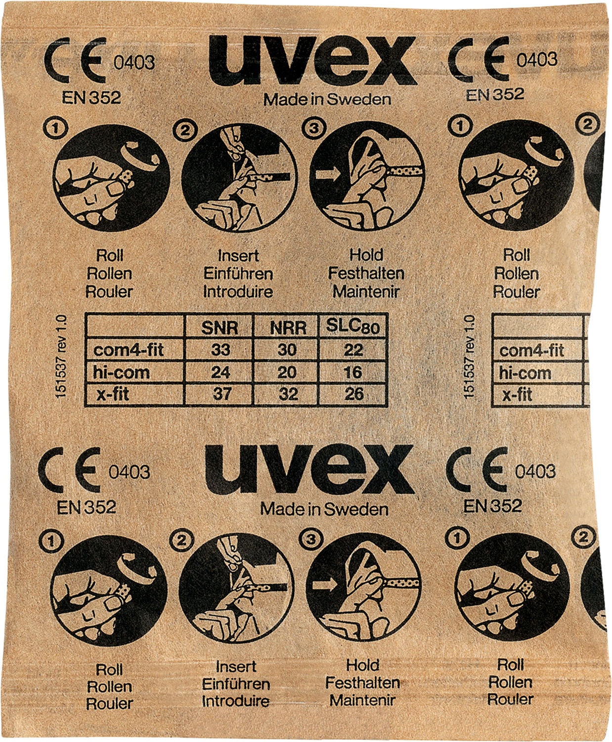 UvexGehrschutzstpselX-Fit2112087GrnSnr37Db21120-M100Stck