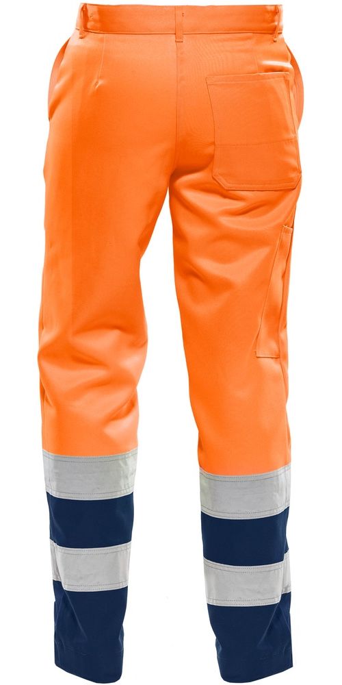 BasicLineWarnschutzbundhoseArvadaNeonorangeDunkelblau-44