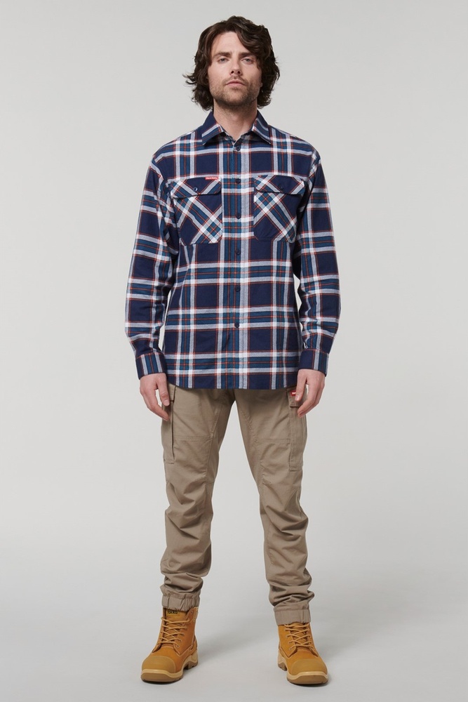 HardYakkaT-ShirtCoreFlannelShirtG07752Navy-S