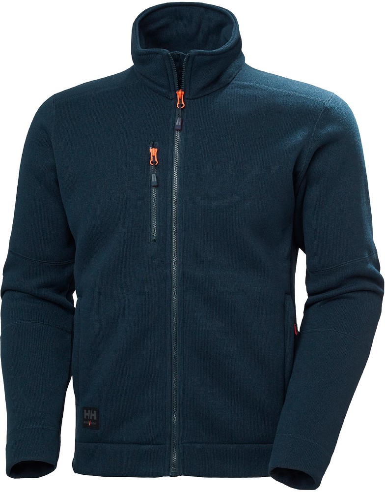 HellyHansenFleecejackeKensingtonKnitFleeceJacketNavy-XS