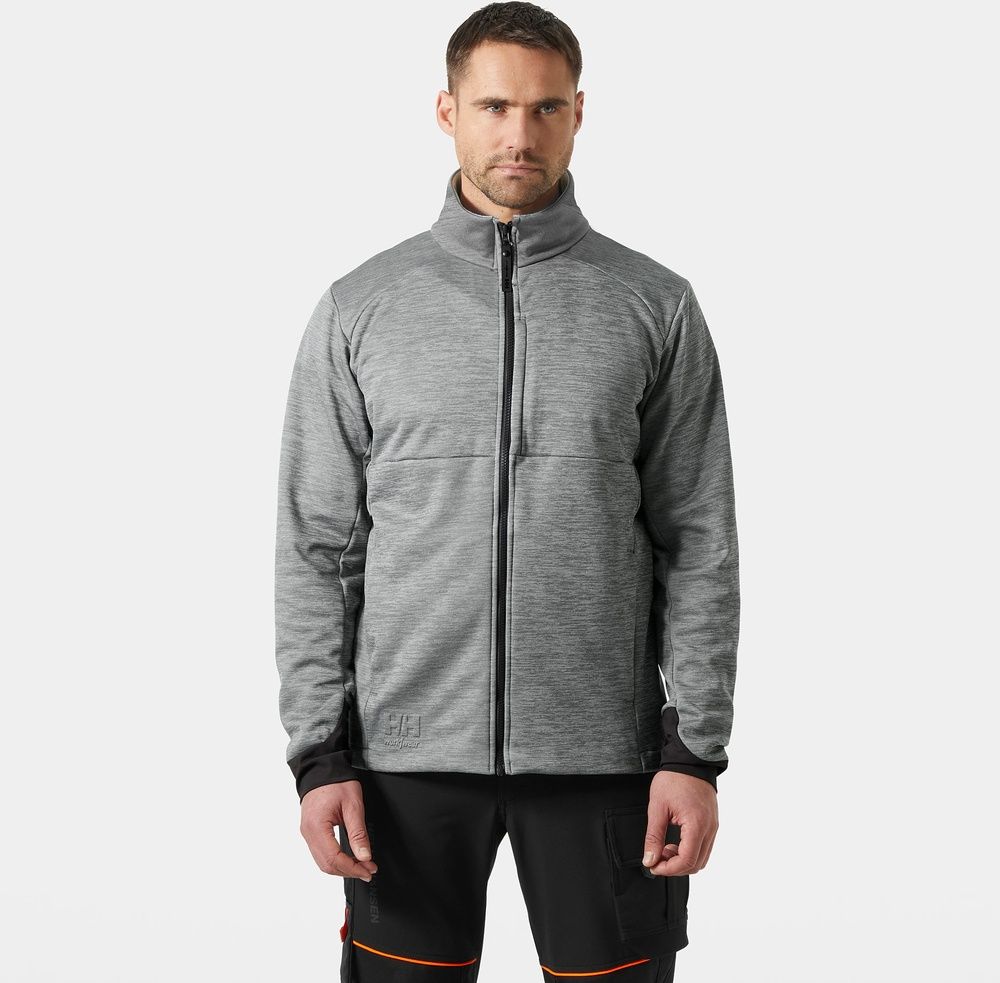 HellyHansenFleecejackeTechMidlayer72380GreyMelange-XS