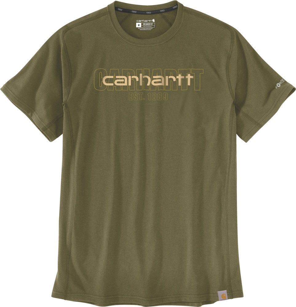 CarharttForceSSLogoGraphicTshirt106653DarkBronzedGreen-XXL CarharttForceSSLogoGraphicTshirt106653DarkBronzedGreen-XXL