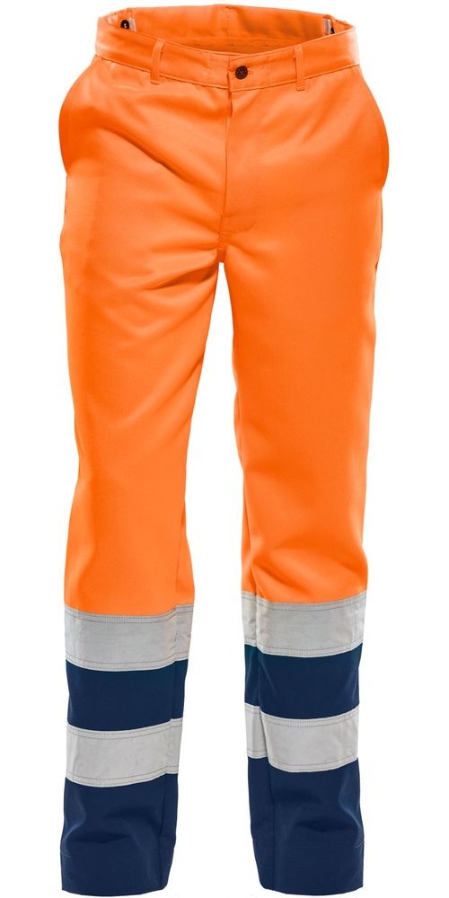 BasicLineWarnschutzbundhoseArvadaNeonorangeDunkelblau-44